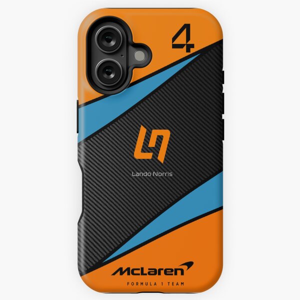 Item preview, F1 2025 Lando Norris carbon fibre Black, blue and orange  designed and sold by Pink Polar F1.