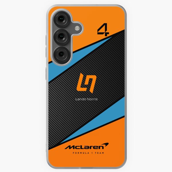 Item preview, F1 2025 Lando Norris carbon fibre Black, blue and orange  designed and sold by Pink Polar F1.