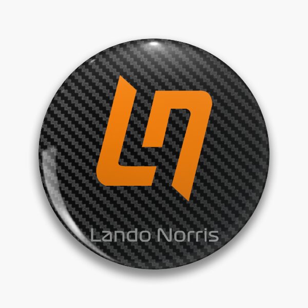 Item preview, F1 2025 Lando Norris carbon fibre Black, blue and orange  designed and sold by Pink Polar F1.