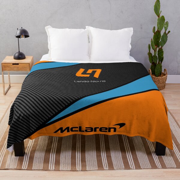 Item preview, F1 2025 Lando Norris fibra de carbono Negro, azul y naranja designed and sold by Pink Polar F1.