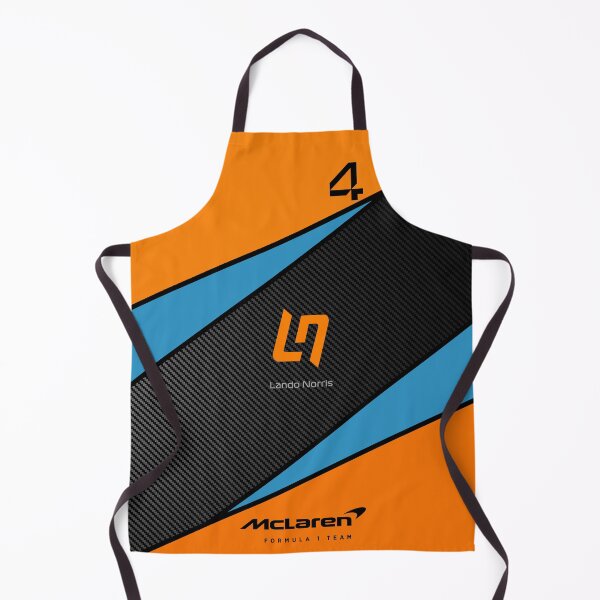 Item preview, F1 2025 Lando Norris carbon fibre Black, blue and orange designed and sold by Pink Polar F1.