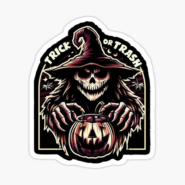 Item preview, Trick or Trash! designed and sold by Scaryzz.