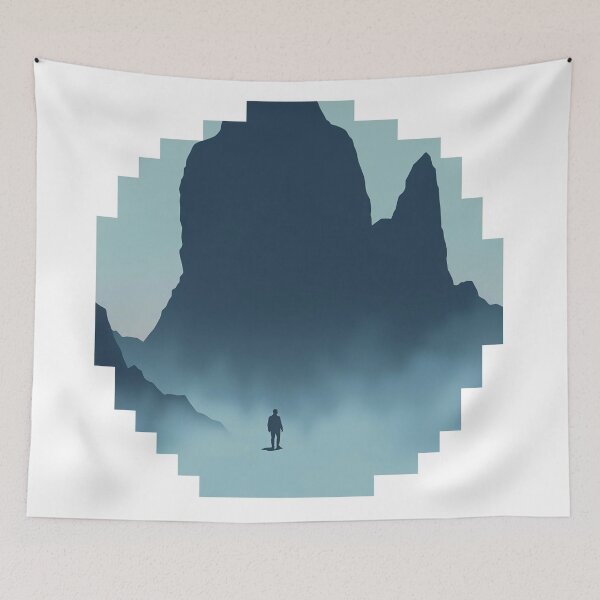Item preview, Into the Unknown – Minimalist Mountain Journey designed and sold by PeakMind.