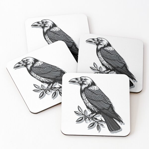 Item preview, Tribal Raven designed and sold by Interrupt Art.