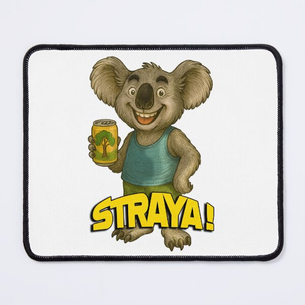 Item preview, Aussie Koala with Gumtree Can – Funny Cartoon Summer Art designed and sold by Michael van der Hoorn.