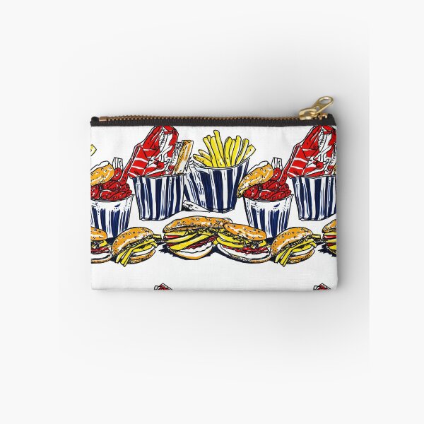 Item preview, Retro fast food doodles — Contemporary Graphic Art Structure Construction designed and sold by HEADMADE-TV.