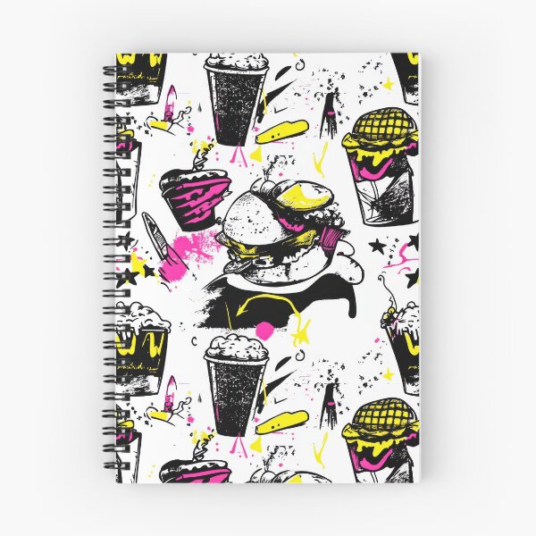 Item preview, Retro fast food doodles — Contemporary Graphic Art Overlay designed and sold by HEADMADE-TV.