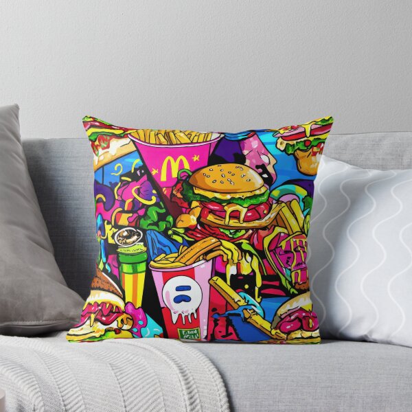 Item preview, Clean Pop-art pattern of vintage fast — Contemporary Graphic Art designed and sold by HEADMADE-TV.