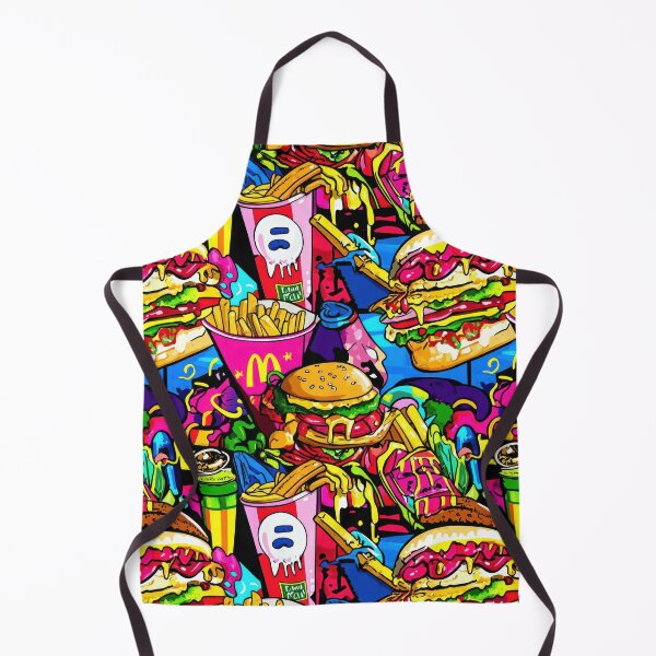 Item preview, Clean Pop-art pattern of vintage fast — Contemporary Graphic Art designed and sold by HEADMADE-TV.