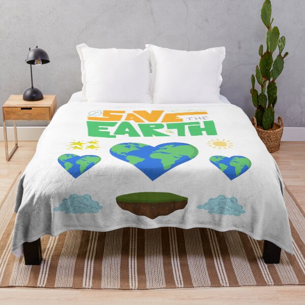 Item preview, Save the Earth Green Heart Planet Art designed and sold by mintmono-studio.