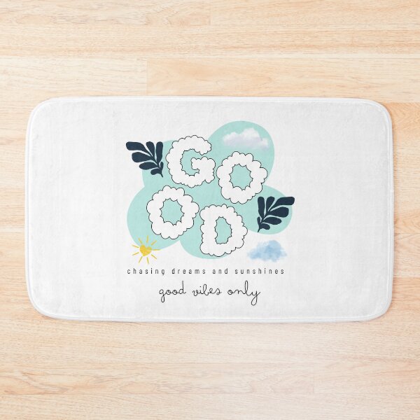 Item preview, Good Vibes Only – Dreamy Cloud Lettering Art designed and sold by mintmono-studio.