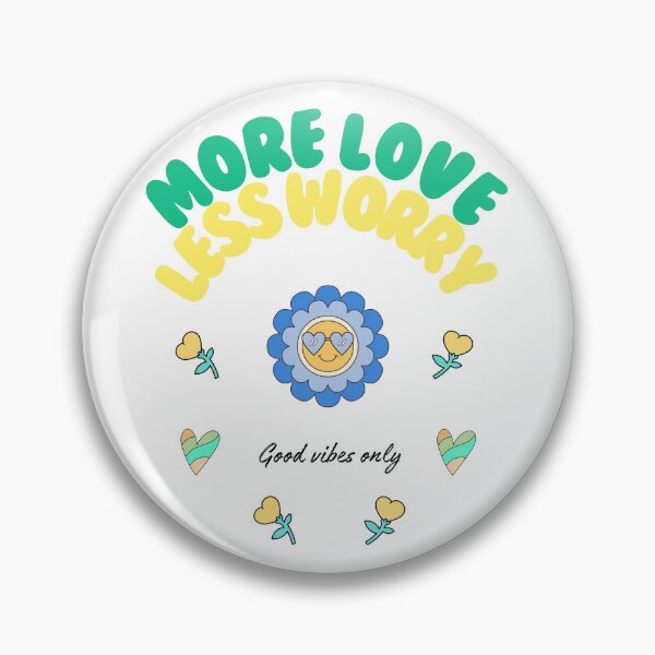 Aperçu de l'œuvre Plus d'amour, moins de soucis – Un art rétro mignon créée et vendue par mintmono-studio.