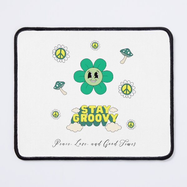 Item preview, Stay Groovy – Peace and Good Times Flower Design designed and sold by mintmono-studio.