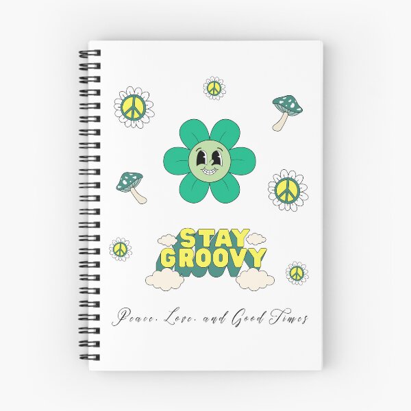 Item preview, Stay Groovy – Peace and Good Times Flower Design designed and sold by mintmono-studio.