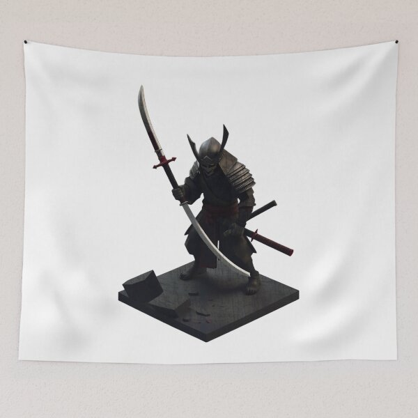 Item preview, Iron Shadow – The Lone Samurai Stands designed and sold by PeakMind.