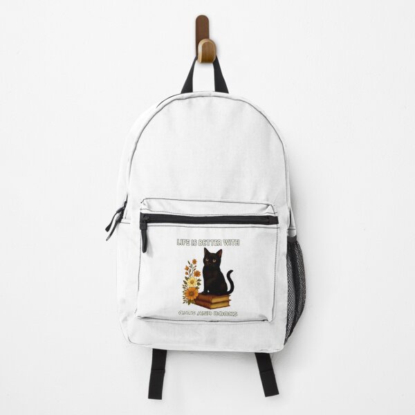Item preview, Life Is Better With Cats And Books Cute Cat Lover designed and sold by TalalosART.