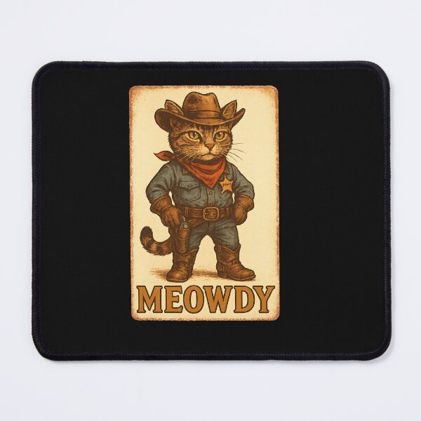 Item preview, Meowdy Funny Country Side Cat Hat Vintage Cowboy Cat designed and sold by TalalosART.