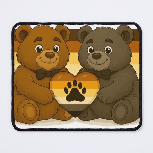 Item preview, Love Is Love - Bear Pride Teddy couple/pair designed and sold by WaffleGhostShop.