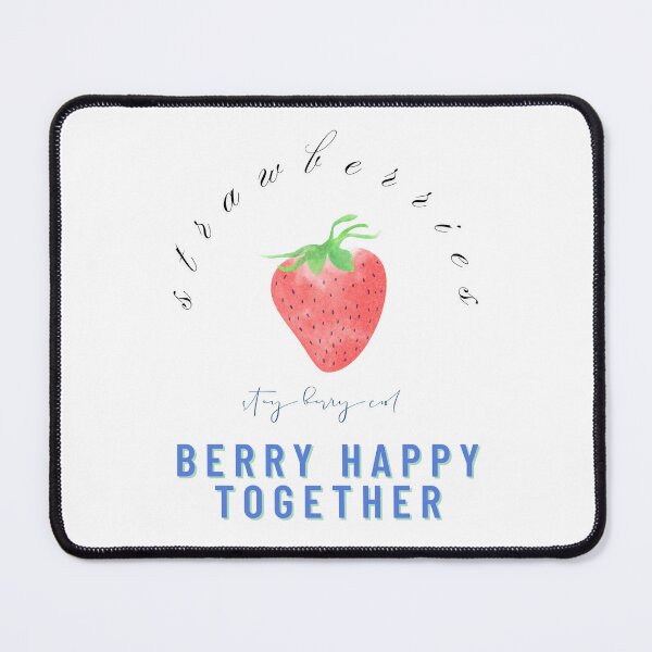 Item preview, Berry Happy Together – Strawberry Couple Graphic designed and sold by mintmono-studio.