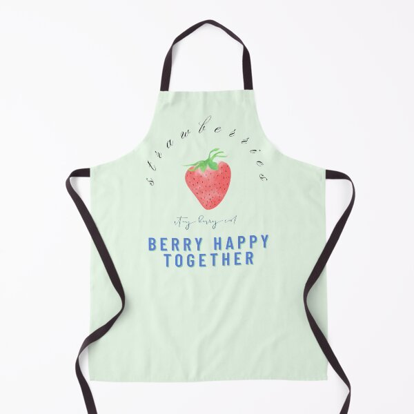 Item preview, Berry Happy Together – Strawberry Couple Graphic designed and sold by mintmono-studio.