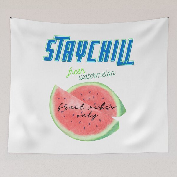 Item preview, Stay Chill – Watermelon Summer Vibes Graphic designed and sold by mintmono-studio.