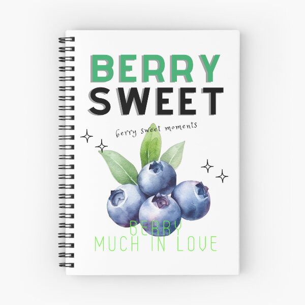 Item preview, Berry Sweet – Blueberry Love Typography Art designed and sold by mintmono-studio.