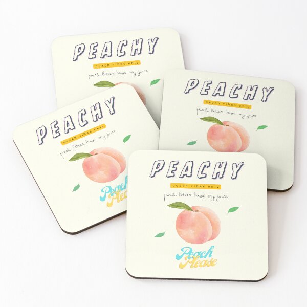 Item preview, Peach Please – Sassy Peach Aesthetic Graphic designed and sold by mintmono-studio.
