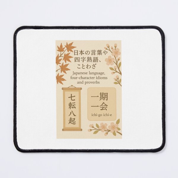 Item preview, Wise Words – Japanese Yojijukugo & Proverbs Calligraphy designed and sold by WonderfulNippon.