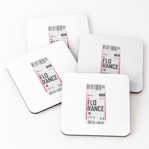 Item preview, Florence City Boarding Pass designed and sold by TulipaGraphics.