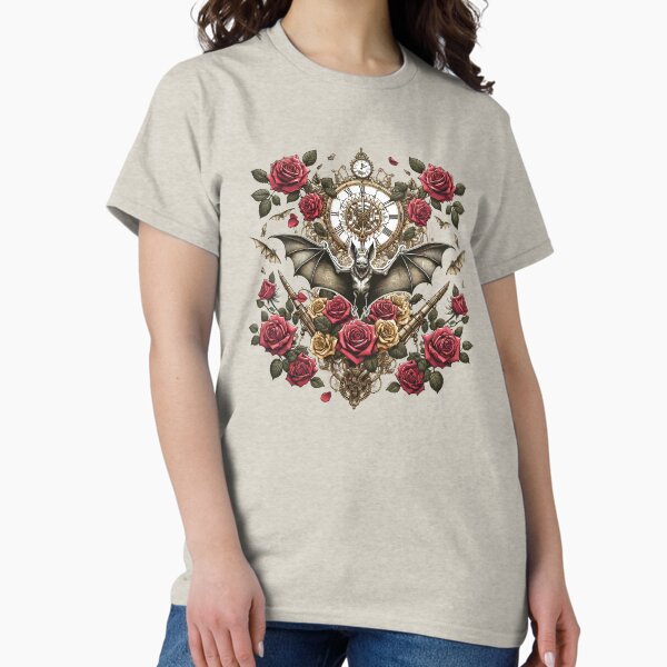 Artikel-Vorschau von Steampunk Bat with Roses – Dark Elegance & Gears, designt und verkauft von Kobeko.