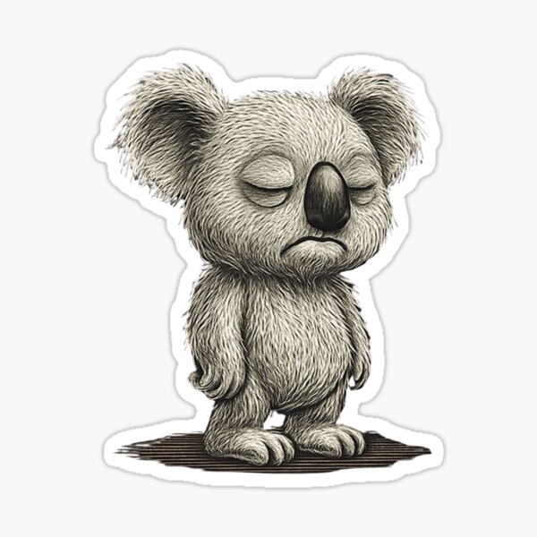 Aperçu de l'œuvre Koala grincheux créée et vendue par DeadsetAussie.