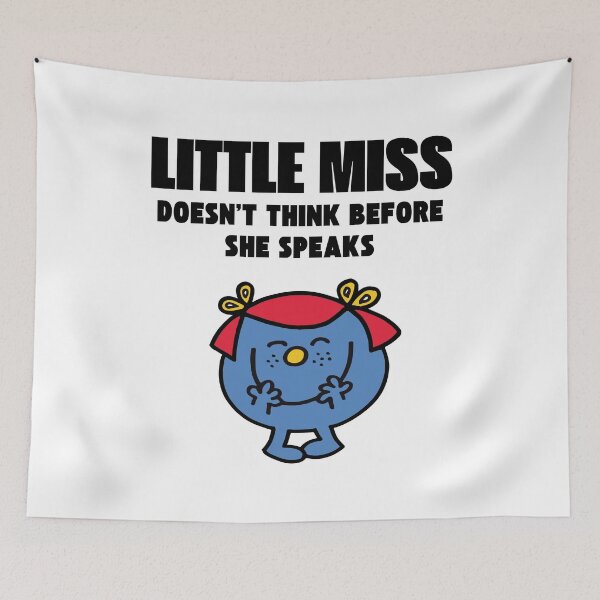 Item preview, Little Miss doesnt think before she speaks designed and sold by Sisanda.