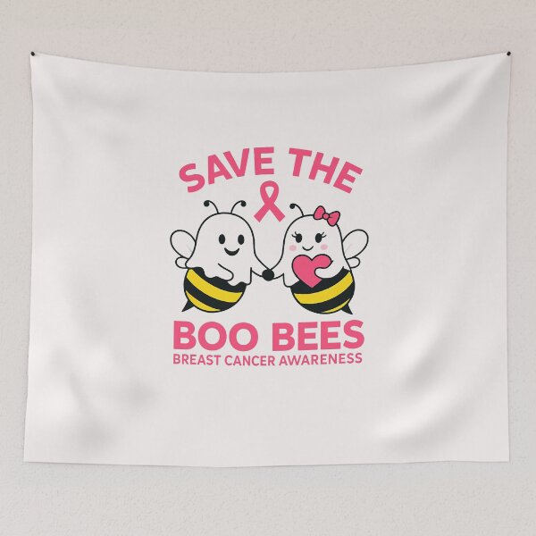 Item preview, Save The Boobees Boo Bees Breast Cancer Halloween Women  designed and sold by TalalosART.