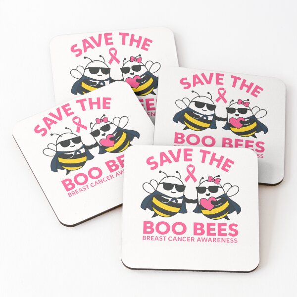 Item preview, Save The Boobees Boo Bees Breast Cancer Halloween Women  designed and sold by TalalosART.