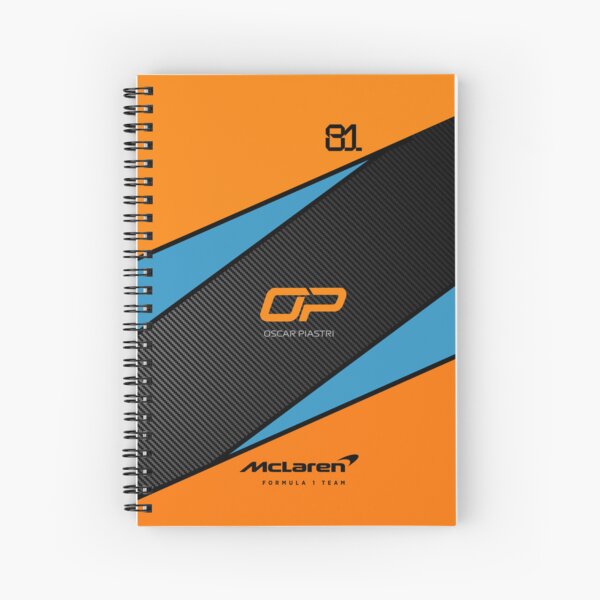 Item preview, F1 2025 Oscar Piastri OP81 carbon fibre Black, blue and orange  designed and sold by Pink Polar F1.