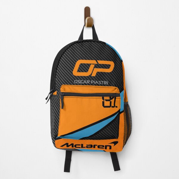 Item preview, F1 2025 Oscar Piastri OP81 carbon fibre Black, blue and orange designed and sold by Pink Polar F1.