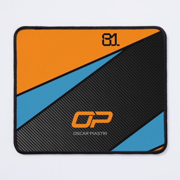Item preview, F1 2025 Oscar Piastri OP81 carbon fibre Black, blue and orange  designed and sold by Pink Polar F1.