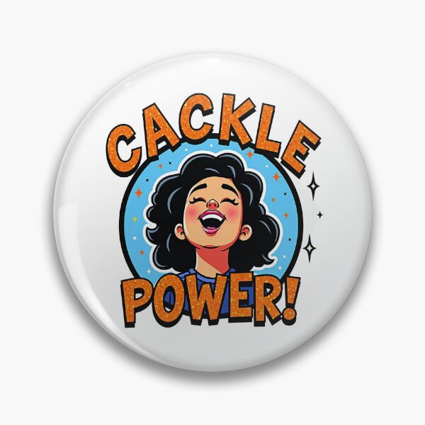Item preview, Kamala Harris “Cackle Power!” Funny Laugh Sticker designed and sold by Gscode.