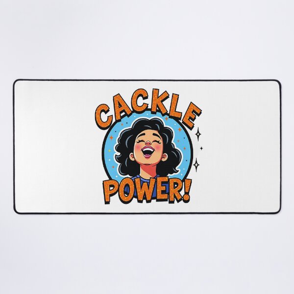 Item preview, Kamala Harris “Cackle Power!” Funny Laugh Sticker designed and sold by Gscode.