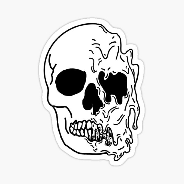 Item preview, Melting Skull designed and sold by Dragon’s Den Designs.