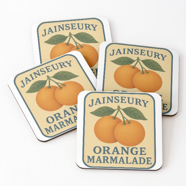 Item preview, Vintage Citrus Fruit Label Print – Retro Orange Marmalade Kitchen Wall Art designed and sold by weirdfishes123.