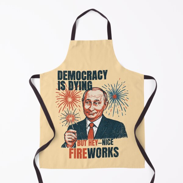 Item preview, Dark Humor Protest Design Putin Retro Democracy Quote designed and sold by Art2Me.
