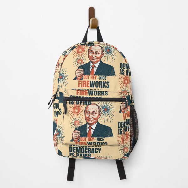 Item preview, Dark Humor Protest Design Putin Retro Democracy Quote designed and sold by Art2Me.