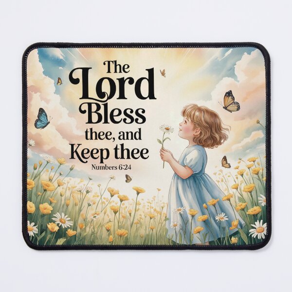 Item preview, The Lord Bless Thee, Christian Nursery Art designed and sold by MagicByAmos.