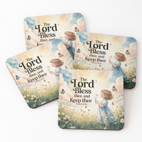 Item preview, The Lord Bless Thee, Christian Nursery Art designed and sold by MagicByAmos.