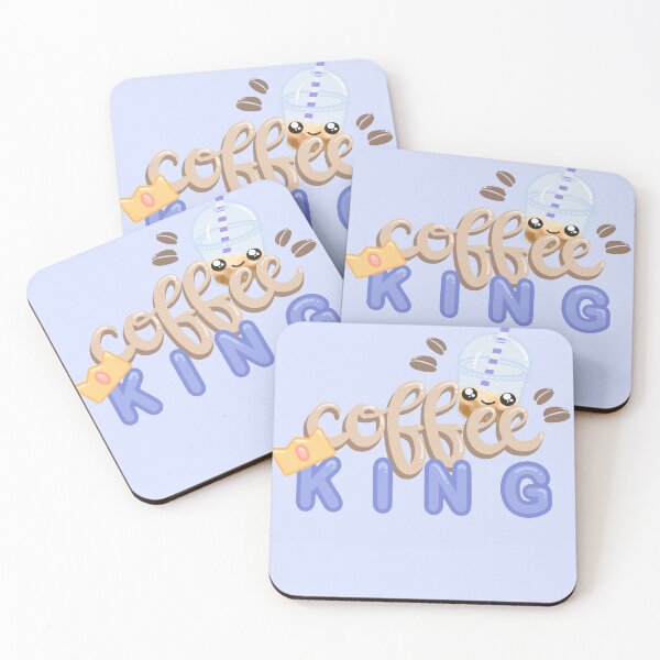 Item preview, Coffee King – Funny Boba Crown Design for Caffeine Lovers designed and sold by theartbykay.