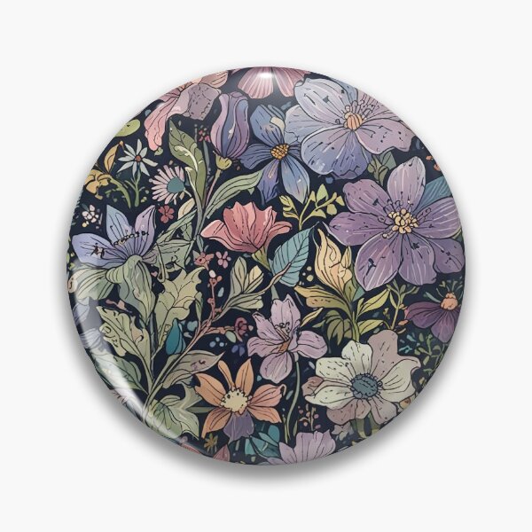 Item preview, Fantasy Flowers Pattern designed and sold by CoolPixels.