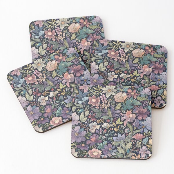 Item preview, Fantasy Flowers Pattern designed and sold by CoolPixels.