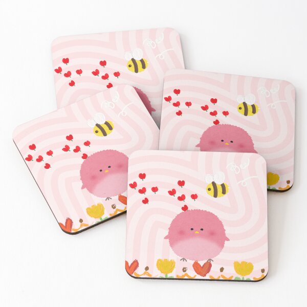 Item preview, Pink chicks with bee baby shower love design designed and sold by Pranvi19.