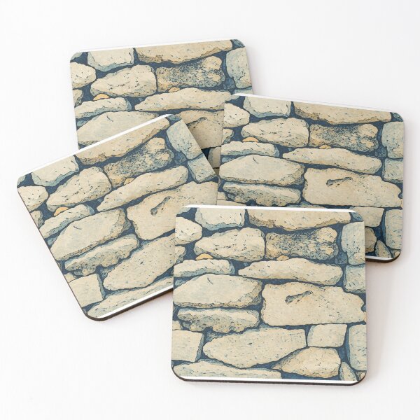 Item preview, Coastal Limestone Wall | Weathered Masonry – Seaside Texture designed and sold by GeEeN.